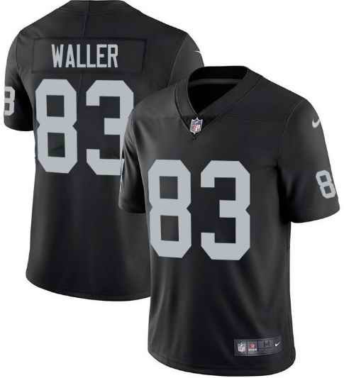 Toddlers Las Vegas Raiders #83 Darren Waller Black Vapor Limited Stitched Jersey