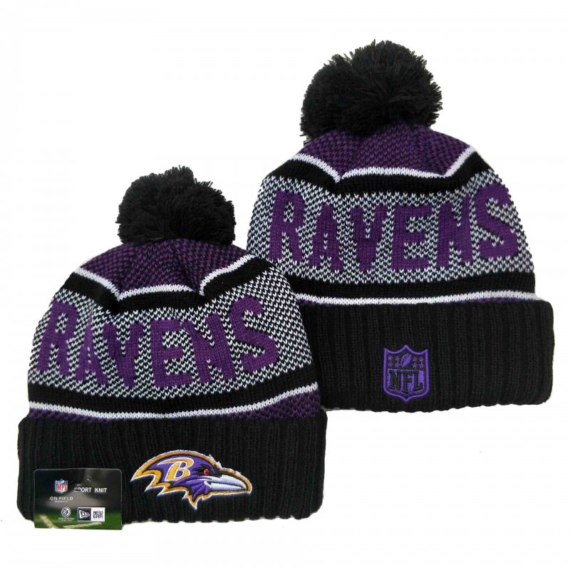 Baltimore Ravens Knit Hats 054