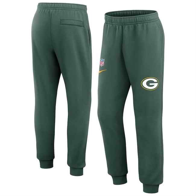 Men's Green Bay Packers Green Chop Block Fleece Sweatpants