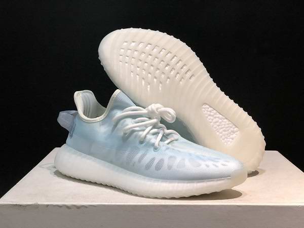 Men's Running Weapon Yeezy Boost 350 V2 Mono Ice  Shoes GW2869 086