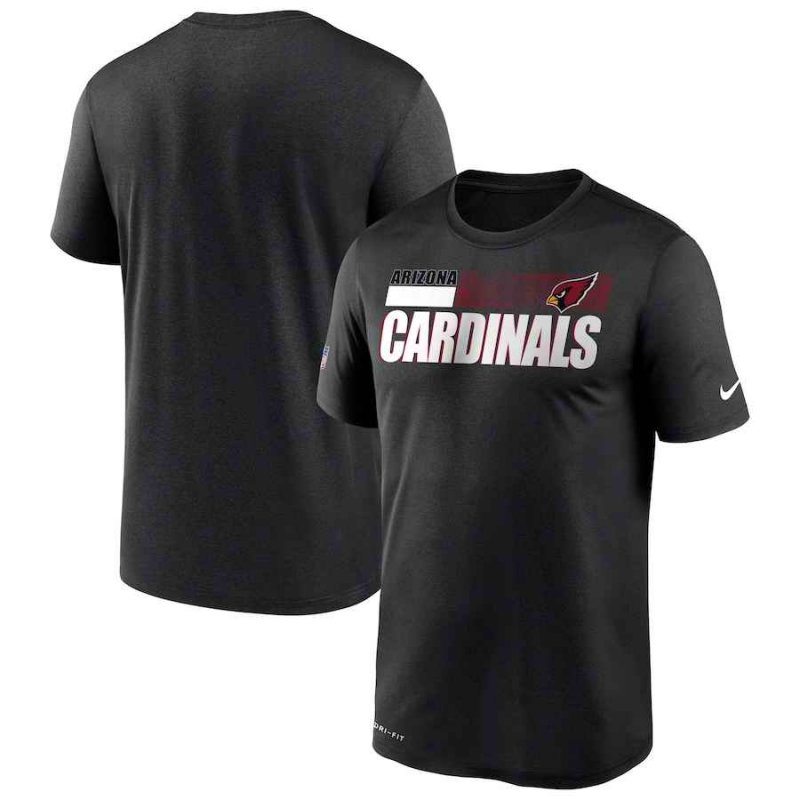 Men's Arizona Cardinals 2020 Black Sideline Impact Legend Performance T-Shirt