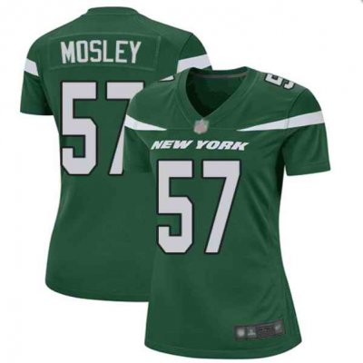 Women's New York Jets #57 C.J. Mosley 2019 Green Vapor Untouchable Limited Stitched NFL Jersey(Run Small)