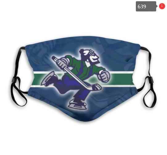 Vancouver Canucks Face Mask 002 Filter Pm2.5 (Pls check description for details)