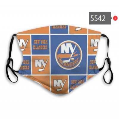 New York Islanders Face Mask 5542 Filter Pm2.5 (Pls check description for details)