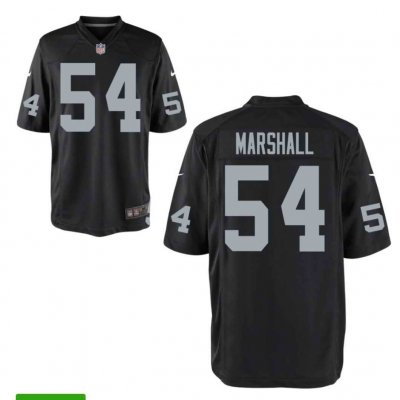 Men's Oakland Raiders #54 Brandon Marshall Black Limited NFL Stitched Jersey