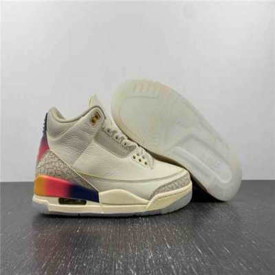 Men's Running weapon Air Jordan 3 Cream Shoes 077