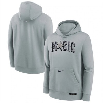 Men's Orlando Magic Silver 2024/25 City Edition Fleece Club Pullover Hoodie