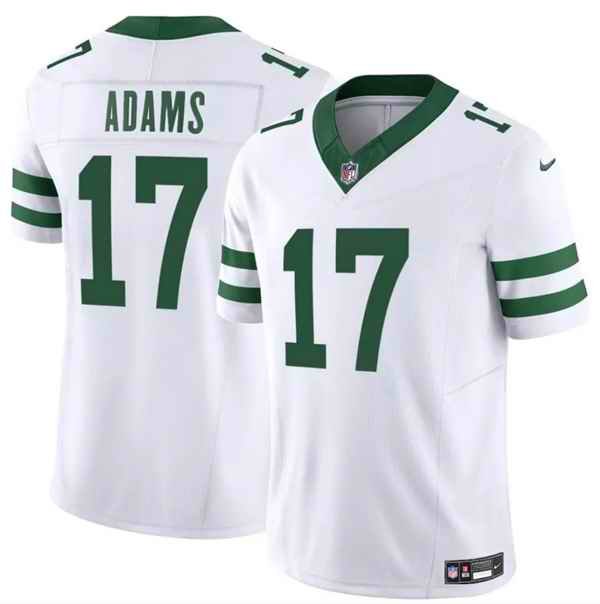 Youth New York Jets #17 Davante Adams White Classic Alternate Vapor F.U.S.E. Limited Stitched Football Jersey