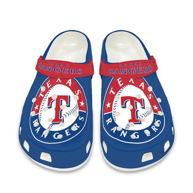 Men's Texas Rangers Bayaband Clog Shoes