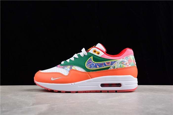 Women's Running weapon Air Max 1 Orange Shoes 022