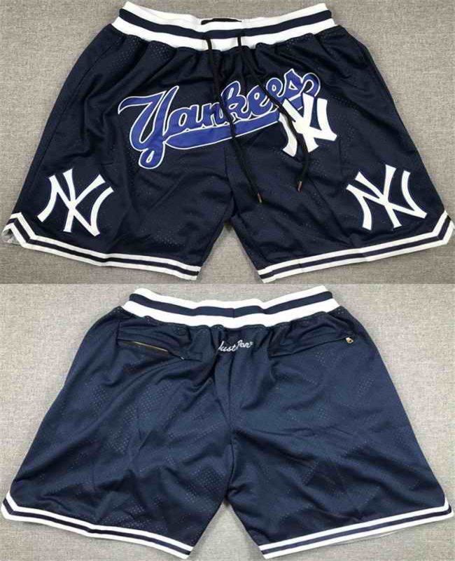 Men's New Yok Yankees Navy Shorts (Run Small)