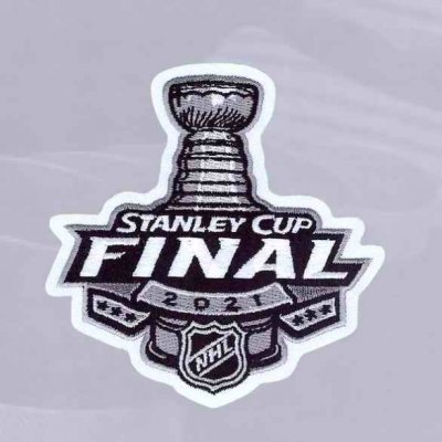 Tampa Bay Lightning vs. Montreal Canadiens 2021 Stanley Cup Final Matchup Unsigned National Emblem Jersey Patch