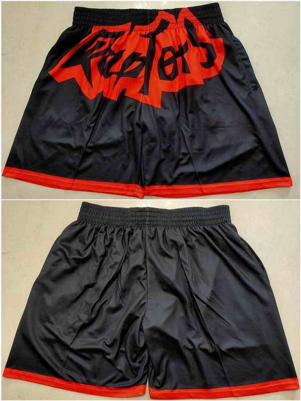 Men's Toronto Raptors Black Mitchell&Ness Shorts (Run Small)