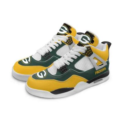 Women's Green Bay Packers Running weapon Air Jordan 4 Shoes 0003