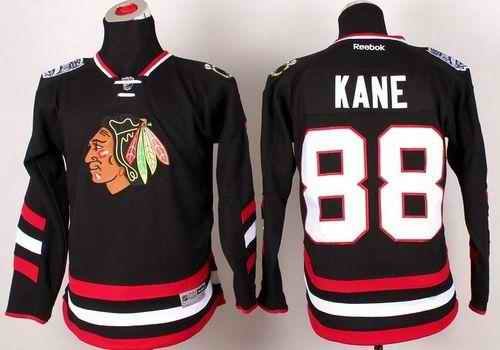 Blackhawks #88 Patrick Kane Black 2014 Stadium Series Stitched Youth NHL Jersey