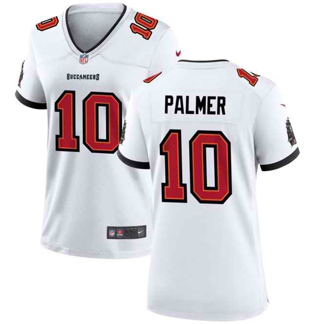 Women's Tampa Bay Buccanee #10 Trey Palmer White 2023 Stitched Jersey(Run Small)