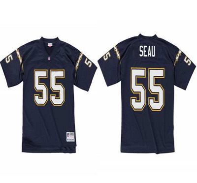 Men's Los Angeles Chargers Customized 1994 Navy Stitched Jersey