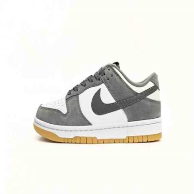 Men's Dunk Low Grey/White Shoes 0433