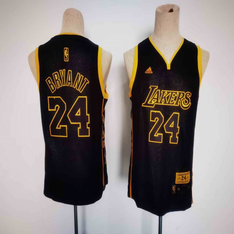 Youth Los Angeles Lakers #24 Kobe Bryant Black Stitched Basketball Jersey