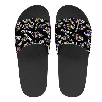 Men's Baltimore Ravens Flip Flops 003