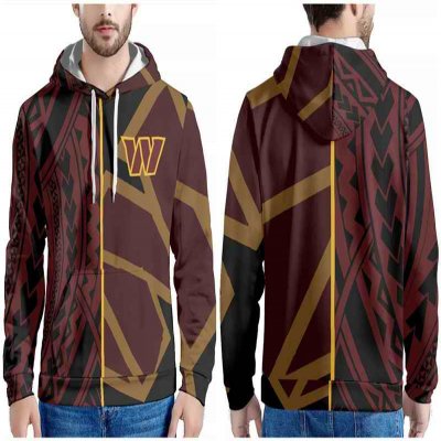 Men's Washington Commanders Red Pullover Hoodie