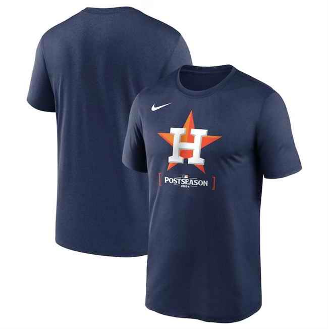 Men's Houston Astros Navy 2024 Postseason Collection Legend T-Shirt