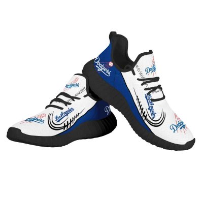 Men's Los Angeles Dodgers Mesh Knit Sneakers/Shoes 005