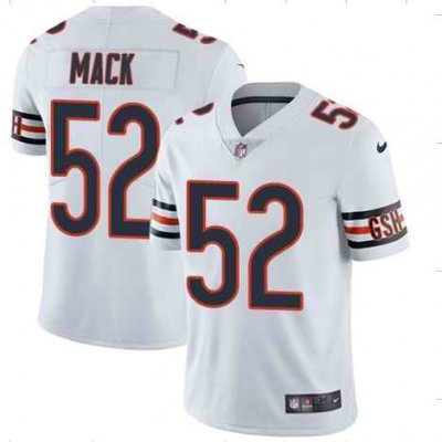 Youth Chicago Bears #52 Khalil Mack White Vapor Untouchable Limited Stitched NFL Jersey