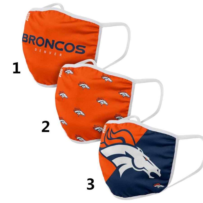 Broncos Sports Face Mask 001 Filter Pm2.5 (Pls check description for details)