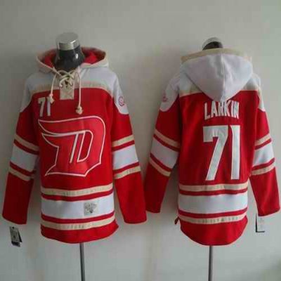 Red Wings #71 Dylan Larkin Red 2016 Stadium Series NHL Hoodie