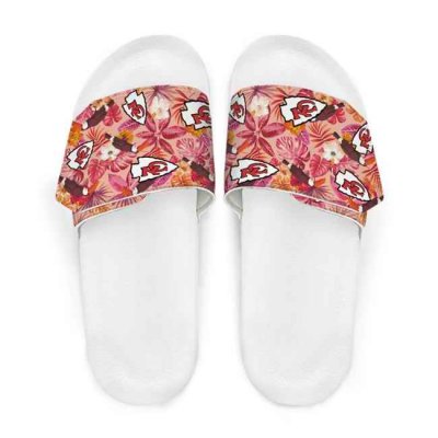 Women's Kansas City Chiefs Beach Adjustable Slides Non-Slip Slippers/Sandals/Shoes 002