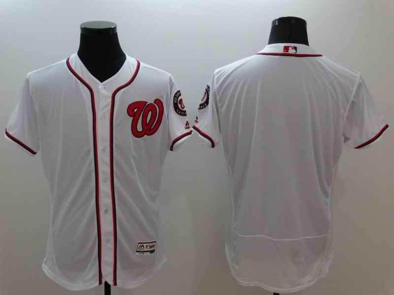 Men's Washington Nationals Majestic White Cool Base Stitched MLB Jersey