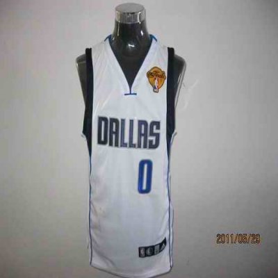 Mavericks2011 Finals Patch #0 Shawn Marion White Stitched NBA Jersey