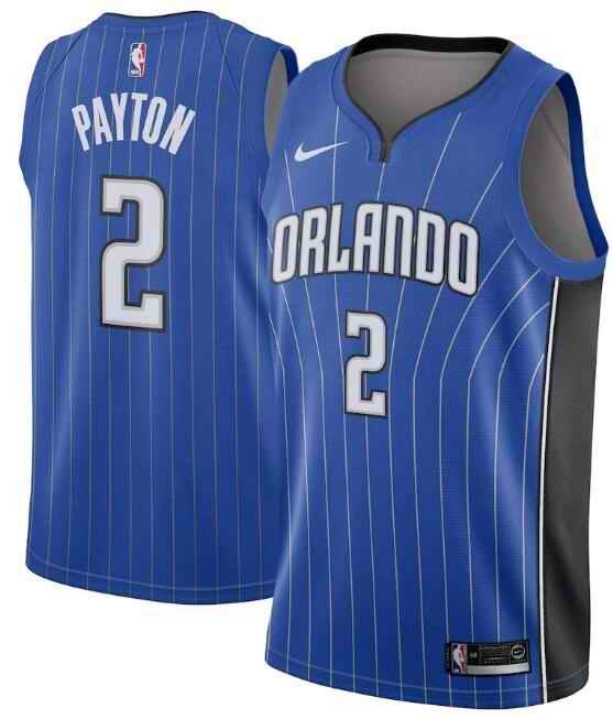 Men's Orlando Magic #2 Elfrid Payton Royal Icon Edition Stitched Swingman Jersey