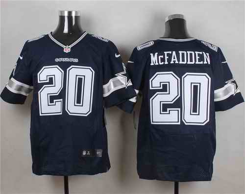 Nike Cowboys #20 Darren McFadden Navy Blue Team Color Men's Stitched NFL Elite Jersey