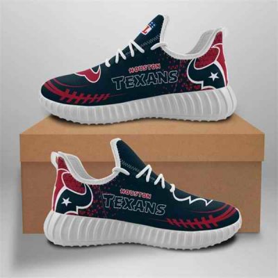 Men's Houston Texans Mesh Knit Sneakers/Shoes 014