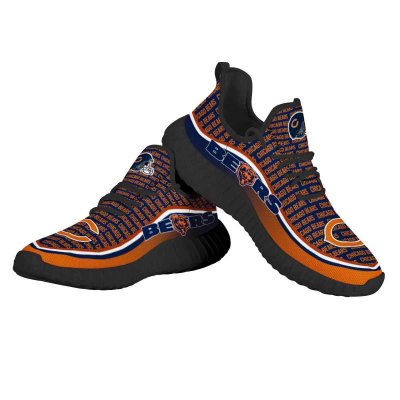 Men's NFL Chicago Bears Mesh Knit Sneakers/Shoes 002