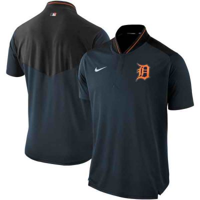 Men's Detroit Tigers Navy Authentic Collection Elite Performance Polo