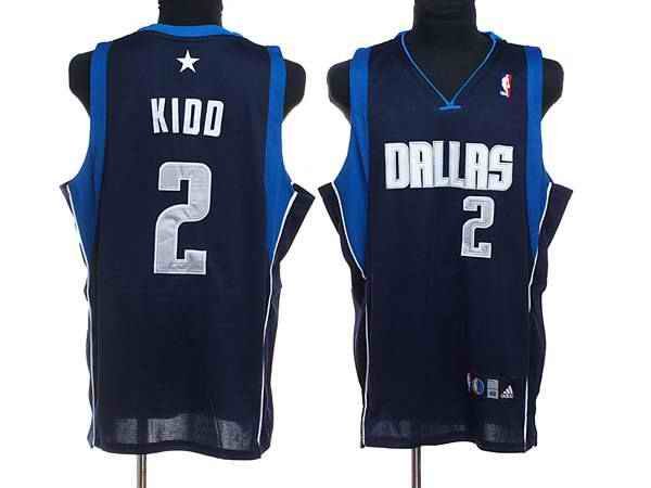 Mavericks #2 Jason Kidd Stitched NBA Blue Jersey