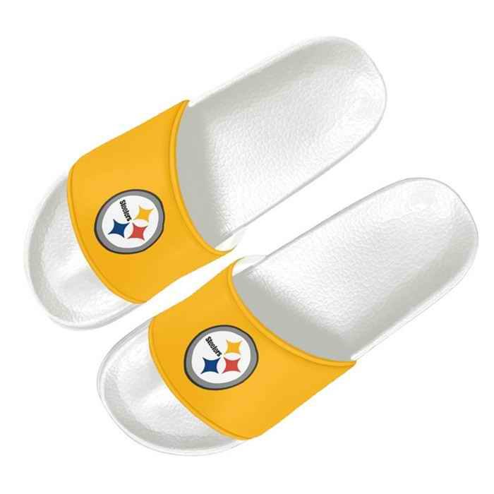 Women's Pittsburgh Steelers Flip Flops 001