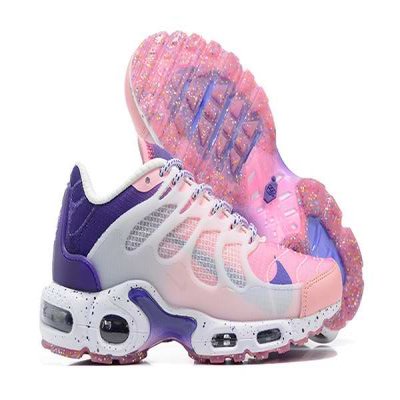 Women's Hot sale Running weapon Air Max TN Pink/Purple Shoes 0076