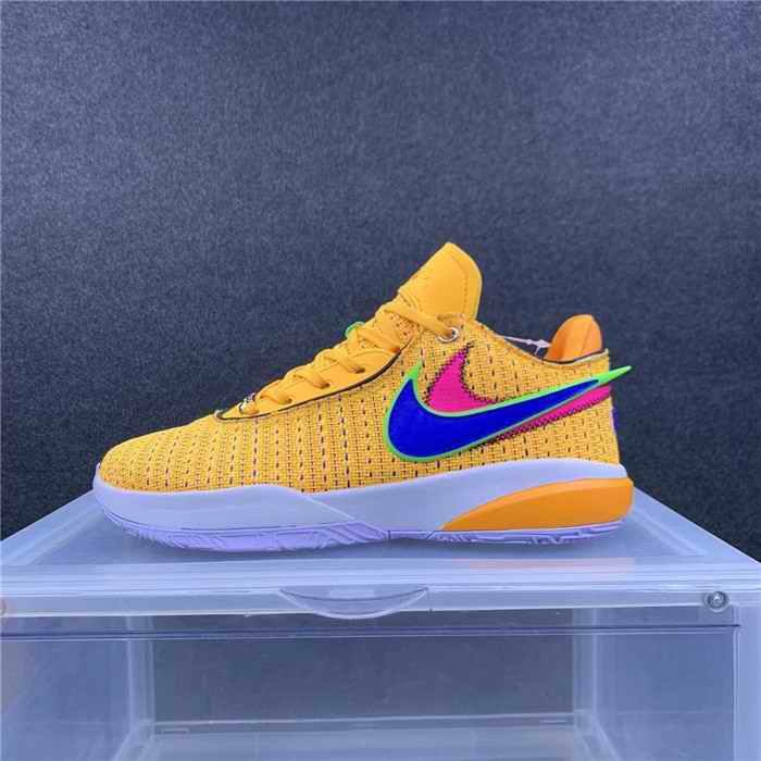 Men's Running weapon LeBron James 20 Yellow Shoes 0108