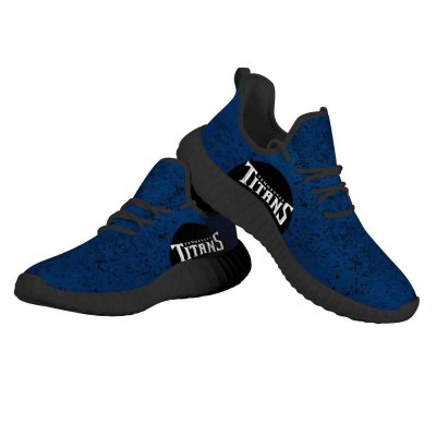 Men's Tennessee Titans Mesh Knit Sneakers/Shoes 006