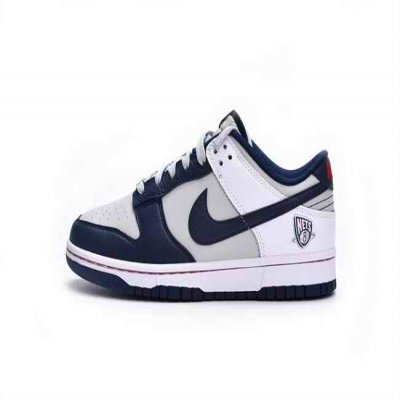 Men's Dunk Low Navy/Grey Shoes 0399