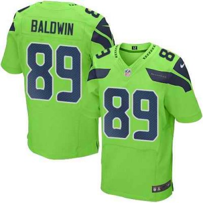 Nike Seahawks #89 Doug Baldwin Green Men's Stitched NFL Elite Rush Jersey