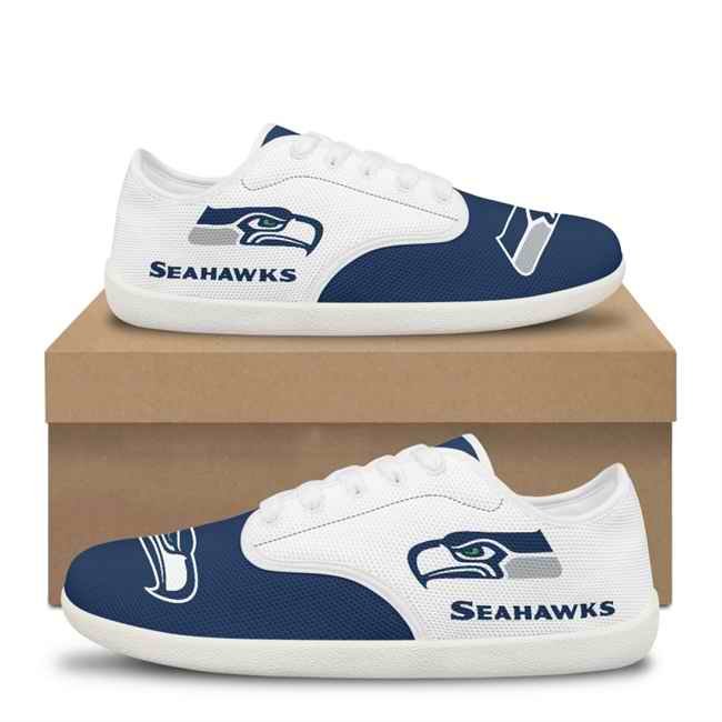 Women's Seattle Seahawks Low Top Sneakers/Shoes 001(Pls check description for details)