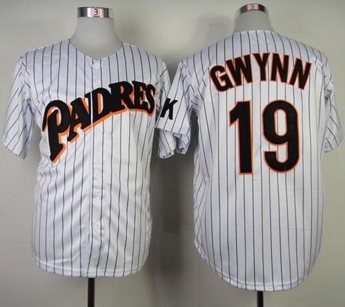 Mitchell and Ness Padres #19 Tony Gwynn Stitched Throwback MLB Jersey