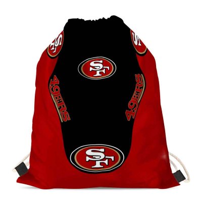 San Francisco 49ers Drawstring Backpack sack / Gym bag 18 x 14 001