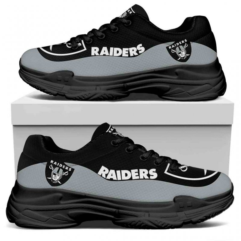 Men's Las Vegas Raiders Edition Chunky Sneakers With Line 002