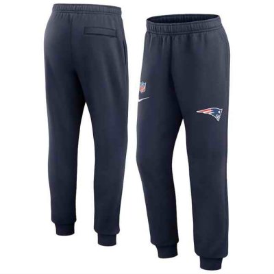 Men's New England Patriots Navy Chop Block Fleece Sweatpants